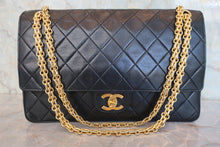 將圖片載入圖庫檢視器 CHANEL/シャネル マトラッセＷフラップチェーンショルダーバッグ ラムスキン ブラック/ゴールド金具 ショルダーバッグ 800080137
