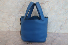 Load image into Gallery viewer, HERMES PICOTIN LOCK PM Clemence leather Mykonos D Engraving Hand bag700120119
