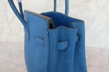 画像をギャラリービューアに読み込む, HERMES／エルメス オータクロア32 トリヨンクレマンス ブルー ○Z刻印 ハンドバッグ 700100186
