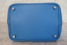 將圖片載入圖庫檢視器 HERMES／エルメス ピコタンロックＰＭ トリヨンクレマンス ミコノス D刻印 ハンドバッグ 700120119
