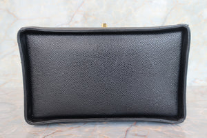 CHANEL/シャネル ココマーク2WAYバニティ キャビアスキン ブラック/ゴールド金具 バニティ 700080166