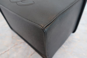 CHANEL/シャネル ココマーク2WAYバニティ キャビアスキン ブラック/ゴールド金具 バニティ 700080166