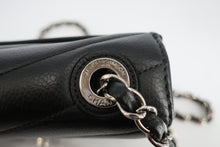 將圖片載入圖庫檢視器 CHANEL/シャネル Vステッチチェーンショルダーバッグ キャビアスキン ブラック/シルバー金具 ショルダーバッグ 800100084

