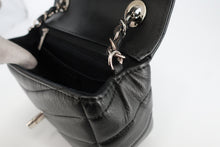 將圖片載入圖庫檢視器 CHANEL/シャネル Vステッチチェーンショルダーバッグ キャビアスキン ブラック/シルバー金具 ショルダーバッグ 800100084

