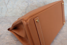 画像をギャラリービューアに読み込む, HERMES／エルメス バーキン40 クシュベル ゴールド □B刻印 ハンドバッグ 700110030
