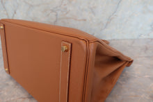 画像をギャラリービューアに読み込む, HERMES／エルメス バーキン40 クシュベル ゴールド □B刻印 ハンドバッグ 700110030
