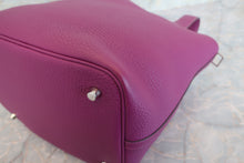 Load image into Gallery viewer, HERMES PICOTIN LOCK MM Clemence leather Anemone Z Engraving Hand bag 600080217
