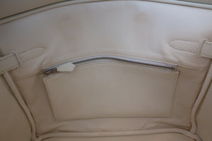 HERMES／エルメス バーキン30 トリヨンクレマンス ホワイト □I刻印 ハンドバッグ 700090237
