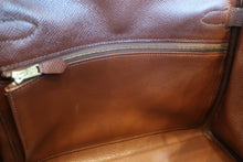 将图片加载到图库查看器，HERMES KELLY 28 Graine Couchevel leather Chocolat □B刻印 Hand bag 600110042
