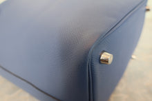 Load image into Gallery viewer, HERMES PICOTIN LOCK PM Tressage Epsom leather  Blue brighton/Capucine/Blue saphir C Engraving Hand bag 700120132
