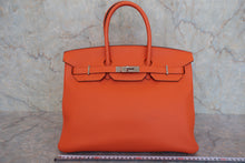 画像をギャラリービューアに読み込む, HERMES／エルメス バーキン35 トリヨンクレマンス オレンジポピー □R刻印 ハンドバッグ 800040055
