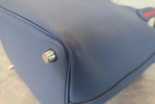 将图片加载到图库查看器，HERMES PICOTIN LOCK PM Tressage Epsom leather Blue brighton/Capucine/Blue saphir C刻印 Hand bag 700120132
