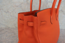 画像をギャラリービューアに読み込む, HERMES／エルメス バーキン35 トリヨンクレマンス オレンジポピー □R刻印 ハンドバッグ 800040055
