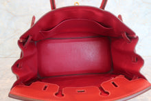 画像をギャラリービューアに読み込む, HERMES／エルメス バーキン30 アルデンヌ ルージュヴィフ □E刻印 ハンドバッグ 700110025
