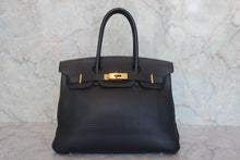 画像をギャラリービューアに読み込む, HERMES／エルメス バーキン30 トゴ ブラック □G刻印 ハンドバッグ 800030152
