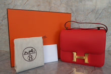 将图片加载到图库查看器，HERMES CONSTANCE3 23 Swift leather Rouge tomate A刻印 Shoulder bag 600110047
