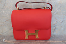 将图片加载到图库查看器，HERMES CONSTANCE3 23 Swift leather Rouge tomate A刻印 Shoulder bag 600110047
