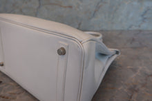 画像をギャラリービューアに読み込む, HERMES／エルメス バーキン30 ヴォーグレネ ホワイト □C刻印 ハンドバッグ 700070140
