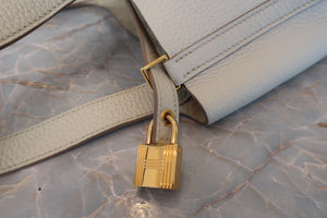 HERMES／エルメス ピコタンロックＰＭ トリヨンクレマンス ベトン U刻印 ハンドバッグ 700100016