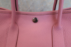 HERMES GARDEN PARTY TPM Negonda leather Pink □N Engraving Tote bag 600060017