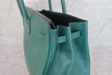 将图片加载到图库查看器，HERMES BIRKIN 40 Ardennes leather Green 〇W刻印 Hand bag 600070131
