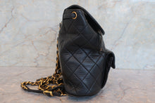 画像をギャラリービューアに読み込む, CHANEL/シャネル マトラッセチェーンリュック ラムスキン ブラック/ゴールド金具 リュック 700110012
