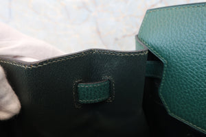 HERMES BIRKIN 40 Ardennes leather Green 〇W刻印 Hand bag 600070131