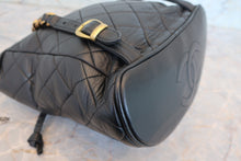 画像をギャラリービューアに読み込む, CHANEL/シャネル マトラッセチェーンリュック ラムスキン ブラック/ゴールド金具 リュック 700110012
