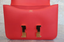 将图片加载到图库查看器，HERMES CONSTANCE3 23 Swift leather Rouge tomate A刻印 Shoulder bag 600110047
