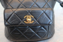 画像をギャラリービューアに読み込む, CHANEL/シャネル マトラッセチェーンリュック ラムスキン ブラック/ゴールド金具 リュック 700110012
