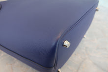 将图片加载到图库查看器，HERMES PICOTIN LOCK PM Tressage Epsom leather Blue encre/Brique/Black Y刻印 Hand bag 800070079
