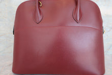 将图片加载到图库查看器，HERMES BOLIDE 35 Graine Lisse leather Rouge H □G刻印 Hand bag 600070101
