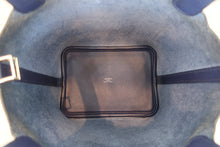 将图片加载到图库查看器，HERMES PICOTIN LOCK PM Tressage Epsom leather Blue encre/Brique/Black Y刻印 Hand bag 800070079
