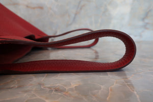 HERMES／エルメス ピコタンロックＰＭ トリヨンクレマンス ルージュガランス □R刻印 ハンドバッグ 700050030