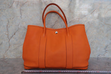將圖片載入圖庫檢視器 HERMES／エルメス ガーデンパーティPM ネゴンダ オレンジ □O刻印 トートバッグ 700090227
