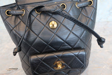画像をギャラリービューアに読み込む, CHANEL/シャネル マトラッセチェーンリュック ラムスキン ブラック/ゴールド金具 リュック 700110012
