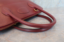 Load image into Gallery viewer, HERMES BOLIDE 35 Graine Lisse leather Rouge H □G Engraving Hand bag 600070101
