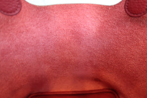 HERMES／エルメス ピコタンロックＰＭ トリヨンクレマンス ルージュガランス □R刻印 ハンドバッグ 700050030