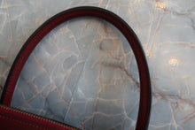 Load image into Gallery viewer, HERMES BOLIDE 35 Graine Lisse leather Rouge H □G Engraving Hand bag 600070101
