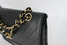 將圖片載入圖庫檢視器 CHANEL/シャネル Vステッチチェーンショルダーバッグ ラムスキン ブラック/ゴールド金具 ショルダーバッグ 800090241
