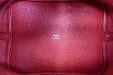 将图片加载到图库查看器，HERMES PICOTIN LOCK MM Clemence leather Rouge de Coeur A刻印 Hand bag 600090225
