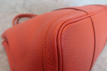 Load image into Gallery viewer, HERMES  GARDEN PARTY PM Negonda leather Sanguine □Q Engraving Tote bag 700120109
