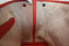 Load image into Gallery viewer, HERMES  GARDEN PARTY PM Negonda leather Sanguine □Q Engraving Tote bag 700120109
