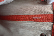 Load image into Gallery viewer, HERMES  GARDEN PARTY PM Negonda leather Sanguine □Q Engraving Tote bag 700120109
