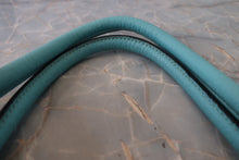 将图片加载到图库查看器，HERMES GARDEN PARTY PM Country leather Blue atoll T刻印 Tote bag 800010083
