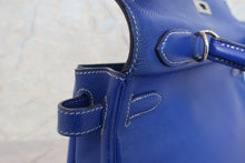 Load image into Gallery viewer, HERMES CANDY KELLY 32 Epsom leather Blue electric/Mykonos □P Engraving Shoulder bag 600110041
