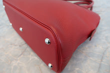 将图片加载到图库查看器，HERMES／BOLIDE 31 Clemence leather Rouge garance □Q刻印 Shoulder bag 800080099
