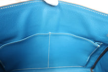 Load image into Gallery viewer, HERMES CANDY KELLY 32 Epsom leather Blue electric/Mykonos □P Engraving Shoulder bag 600110041
