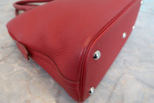 将图片加载到图库查看器，HERMES／BOLIDE 31 Clemence leather Rouge garance □Q刻印 Shoulder bag 800080099
