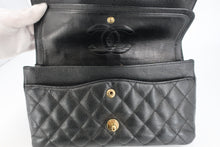 將圖片載入圖庫檢視器 CHANEL/シャネル マトラッセＷフラップＷチェーンショルダーバッグ キャビアスキン ブラック/ゴールド金具 ショルダーバッグ 800100109
